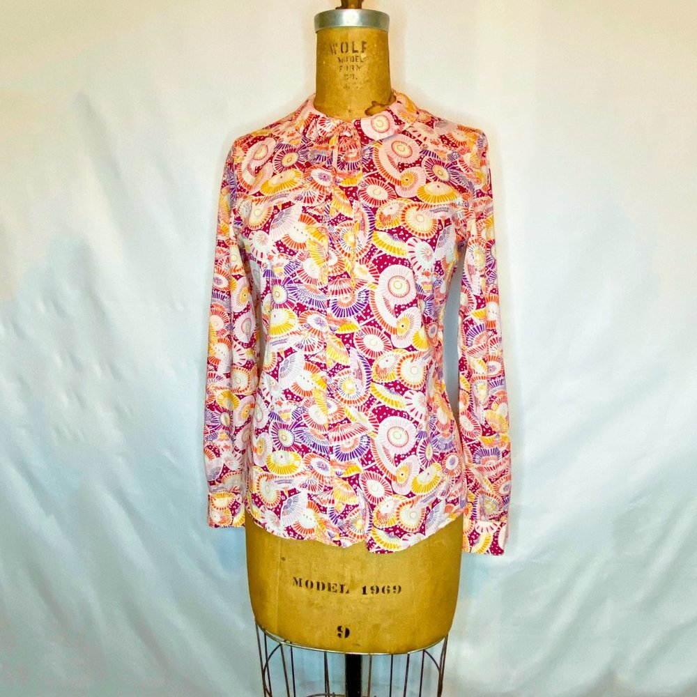 Apc Umbrella Print Buttondown Top - image 2